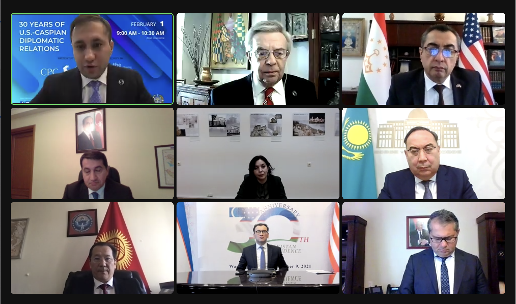 CPC | Caspian Policy Center Hosts “30 Years of U.S.-Caspian Diplomatic ...