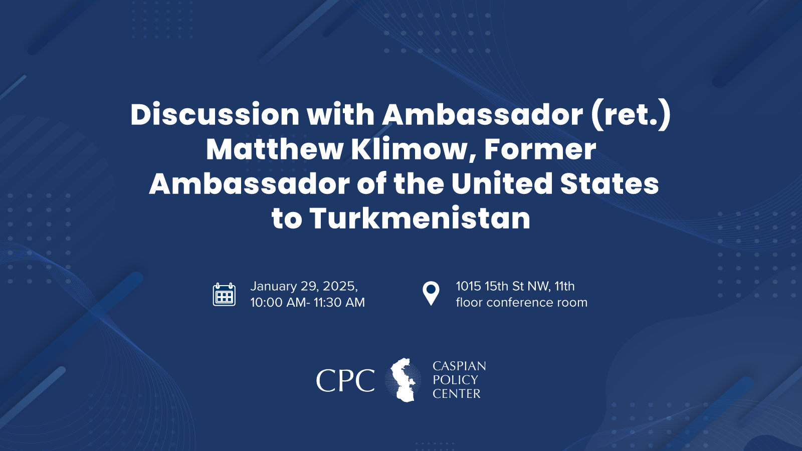 discussion-with-ambassador-ret-matthew-klimow-former-ambassador-of-the-united-states-to-turkmenistan